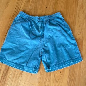 Mens Eddie Bauer Sage Green Shorts Sz 34